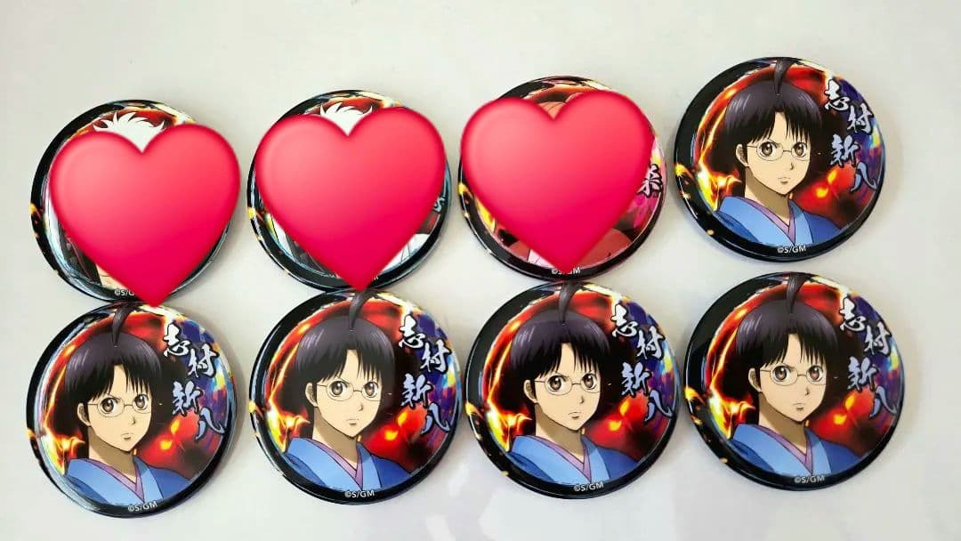 バラ売り可 銀魂 缶バッジ・ステッカー・コースター等