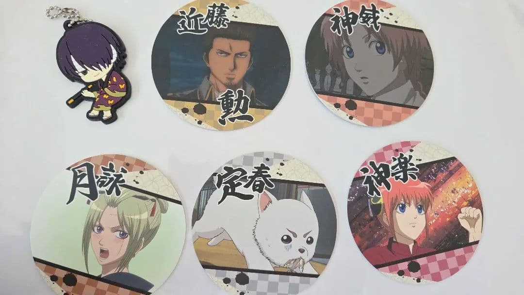 バラ売り可 銀魂 缶バッジ・ステッカー・コースター等