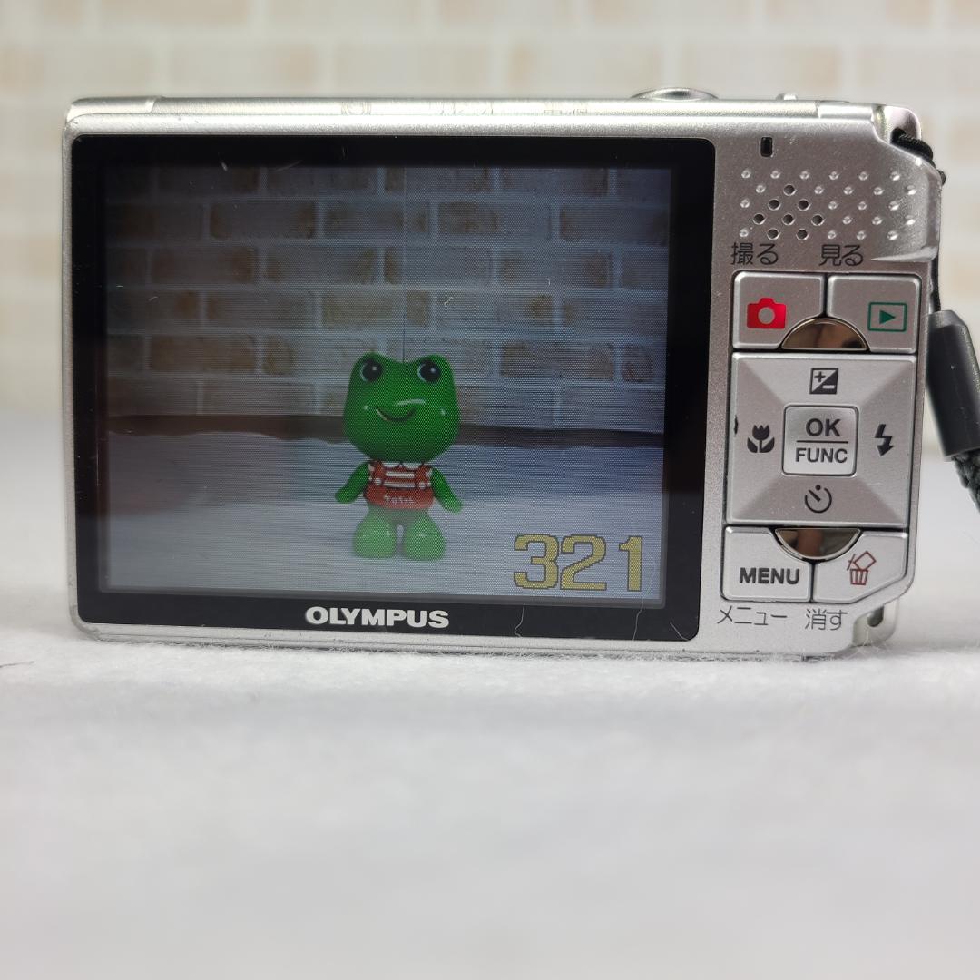 OLYMPUS デジカメ u730 シルバー コンデジ
