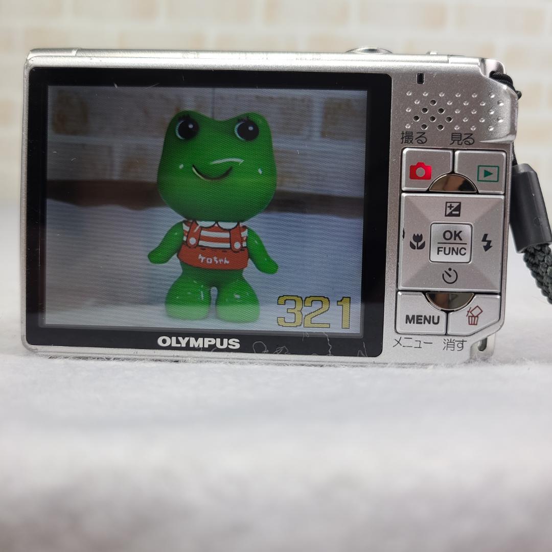 OLYMPUS デジカメ u730 シルバー コンデジ