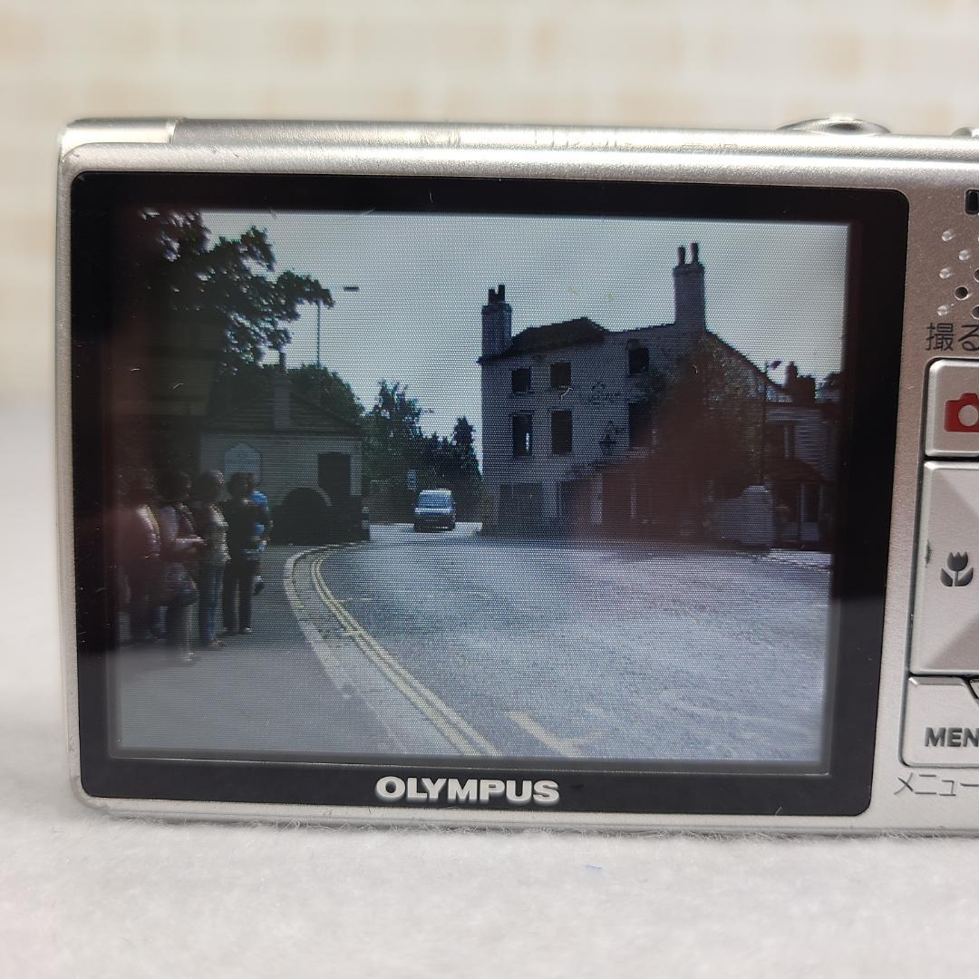 OLYMPUS デジカメ u730 シルバー コンデジ