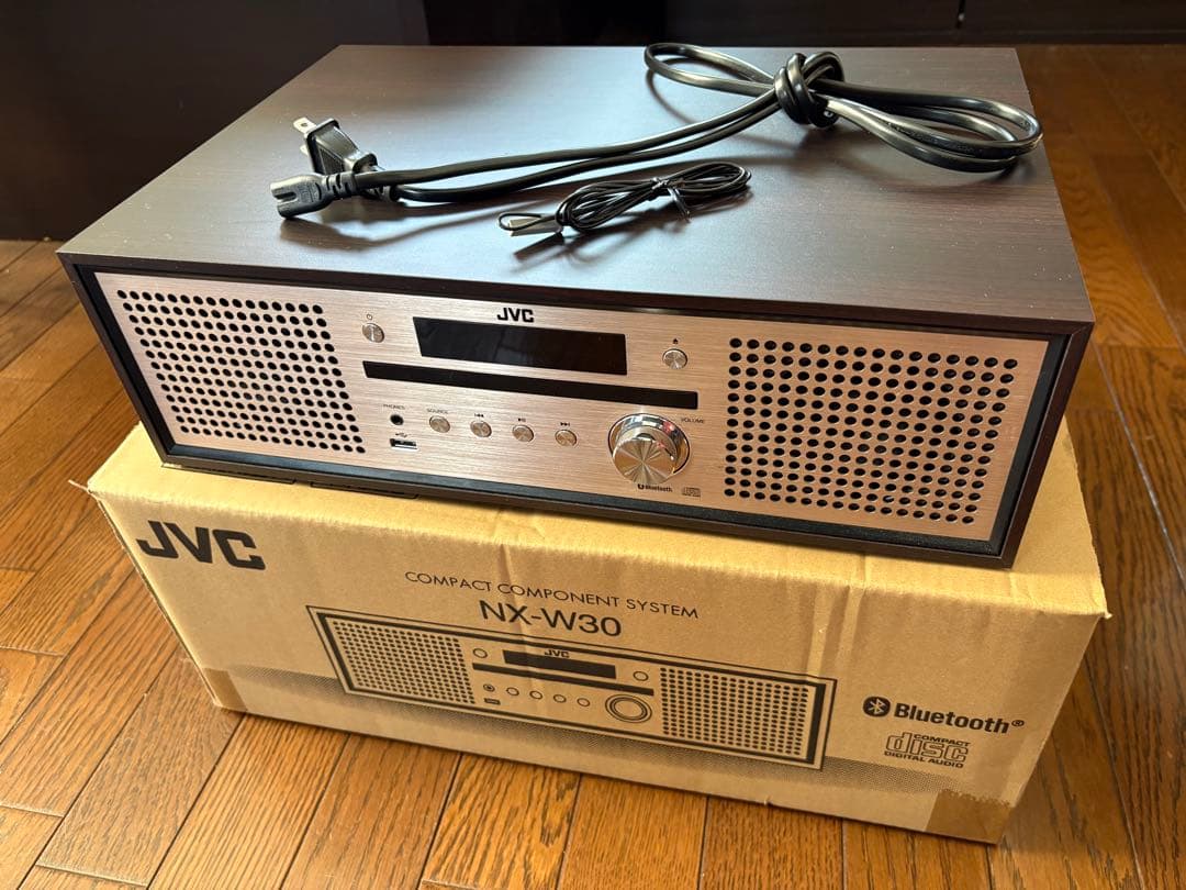 【24年製】JVC コンパクトコンポ NX-W30 ※リモコンもあります