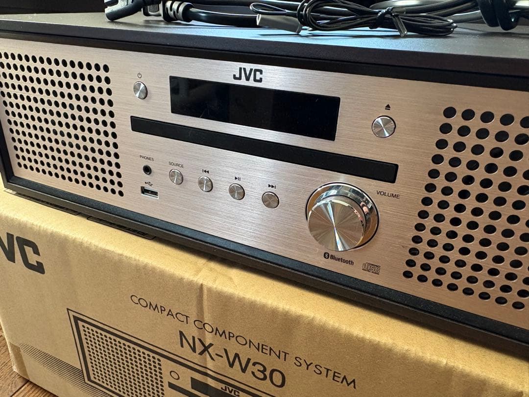 【24年製】JVC コンパクトコンポ NX-W30 ※リモコンもあります