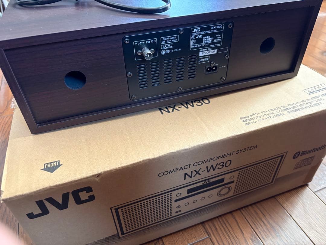 【24年製】JVC コンパクトコンポ NX-W30 ※リモコンもあります