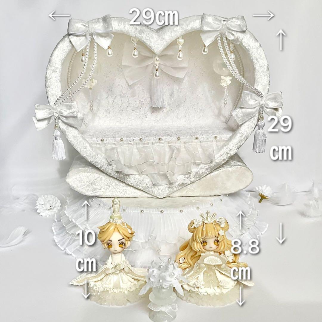 祝福を結ぶ純白リボン雛