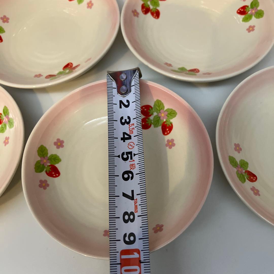 未使用　マザーガーデン 陶器　食器9点セット いちご柄