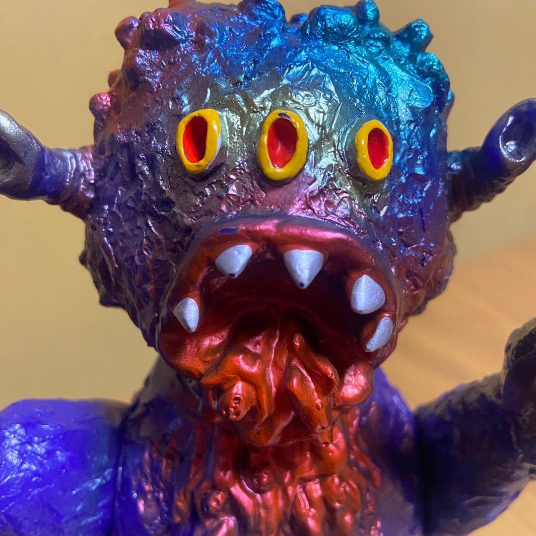 エレガブ　ドクロ　ヒトゴミラ　6期　ドクロ太郎　紫成型　ソフビ 5452