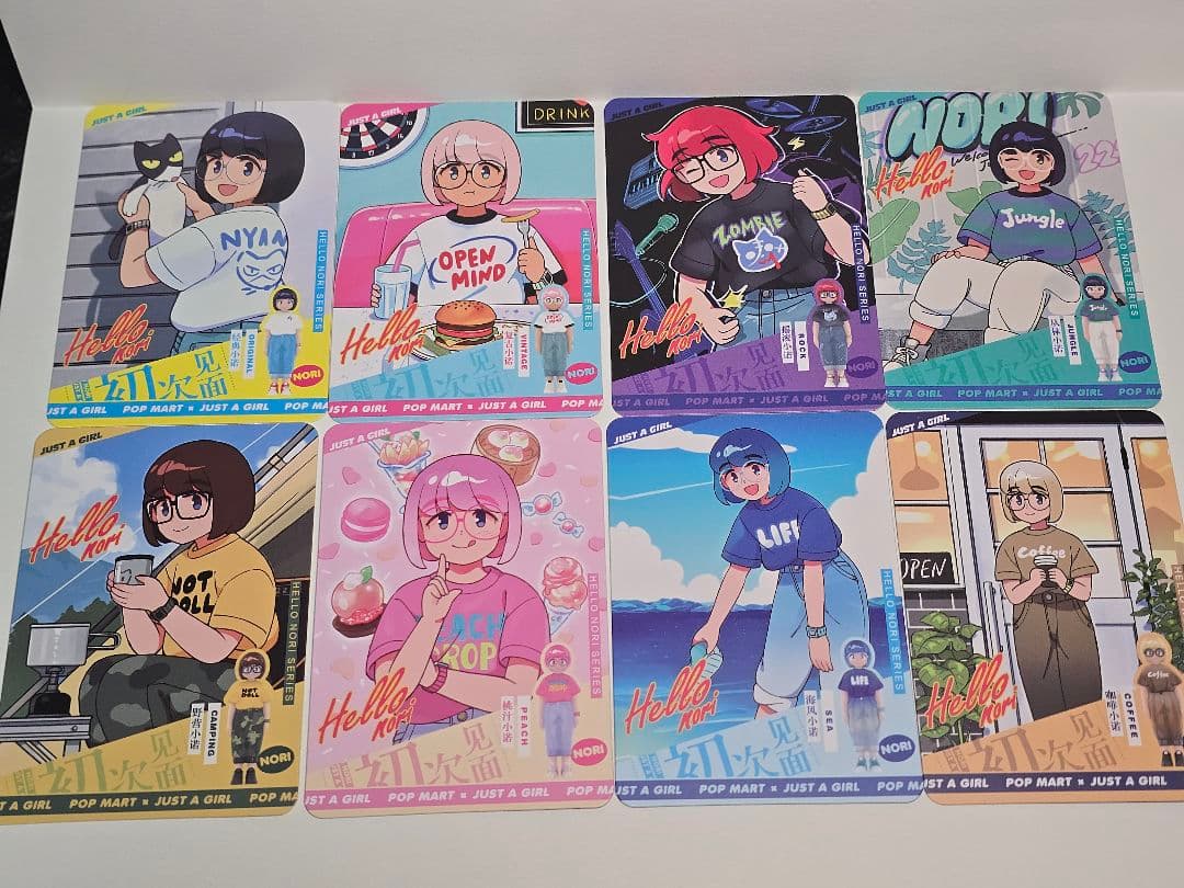 POPMART JUST A GIRL HELLO NORI 8体セット