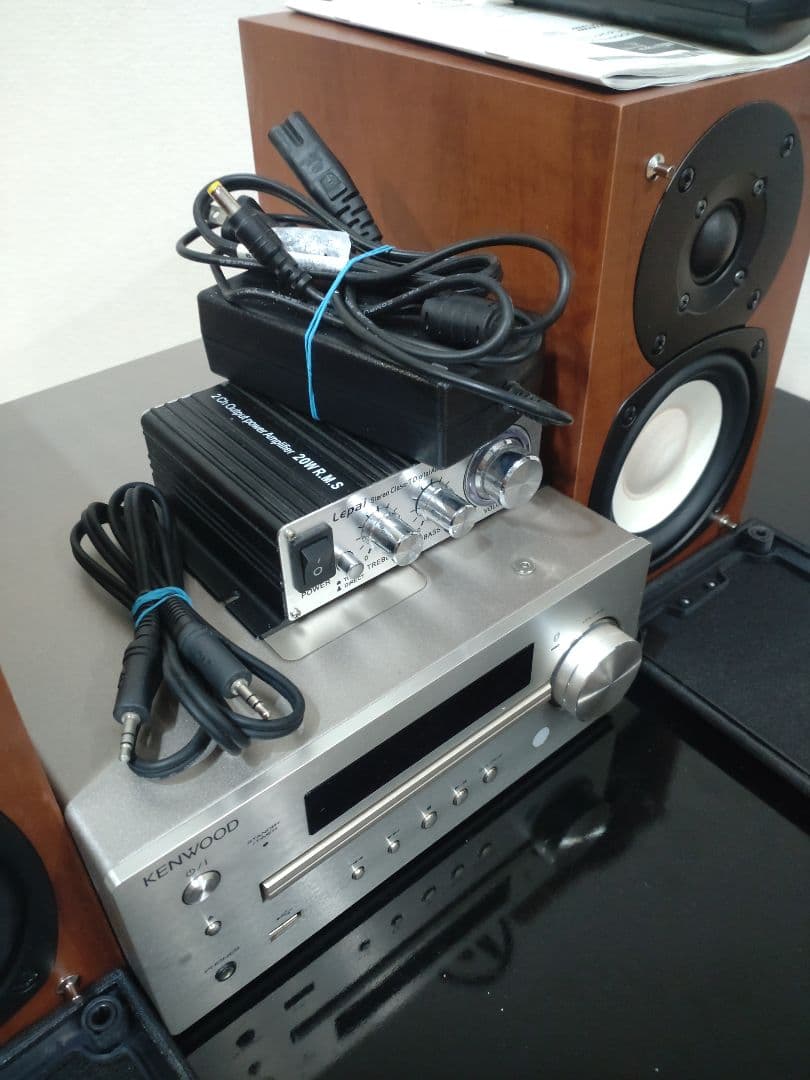 【状態良し】KENWOOD コンポ K515 2020年製 アンプ付き ゴールド