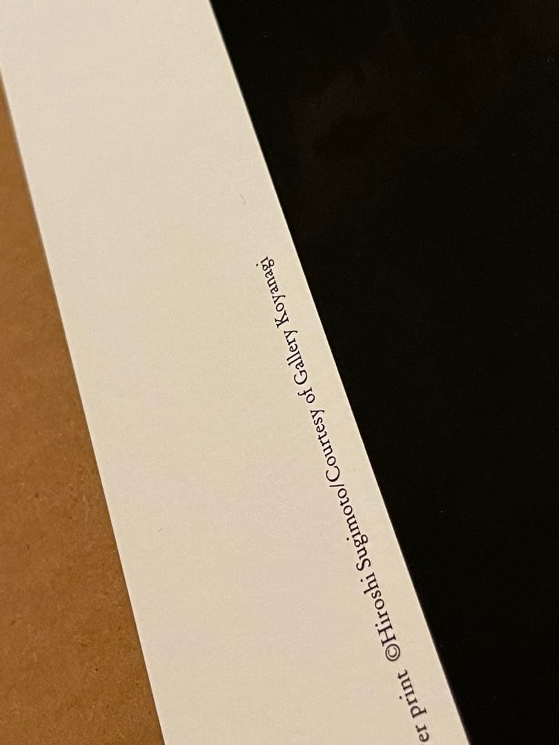 杉本博司　ロストヒューマン　パラマウントシアター　ポスター