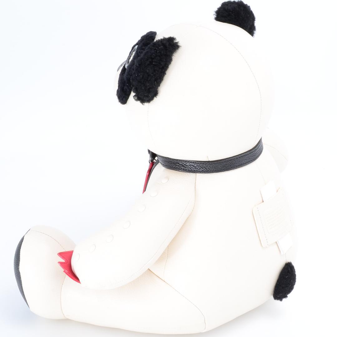 COACH コーチ ロッキー テディベア レザーぬいぐるみ