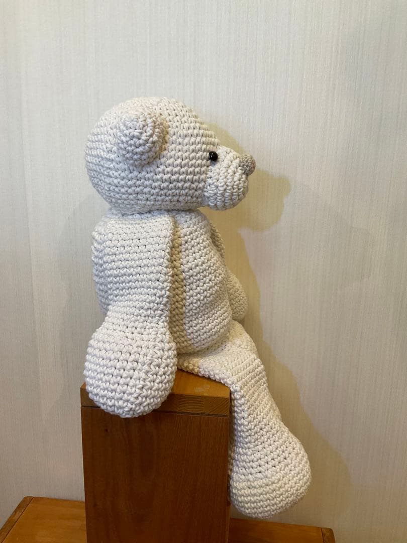 あみぐるみ　くま　凧糸使用