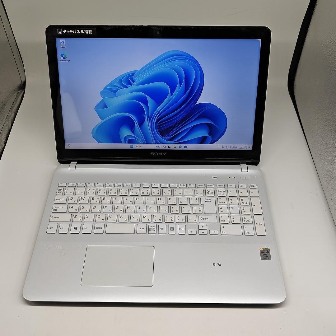 【VAIO】SVF 高速i7 新品SSD512GB 16GB ホワイトノートPC