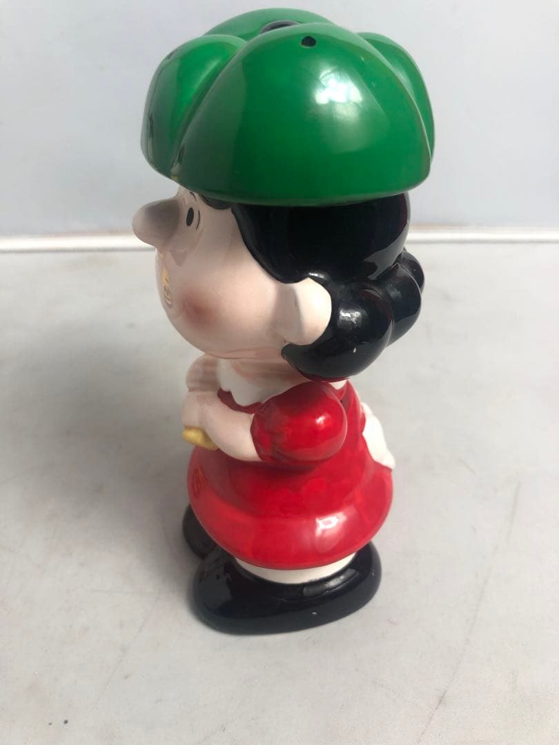 Snoopyスヌーピールーシー　チャーリーブラウン 貯金箱陶器製インテリアレトロ