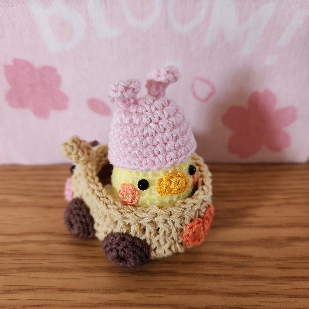 のんたん♡様ご確認用 ！いちごの帽子をかぶったオカメインコのリース 他1点