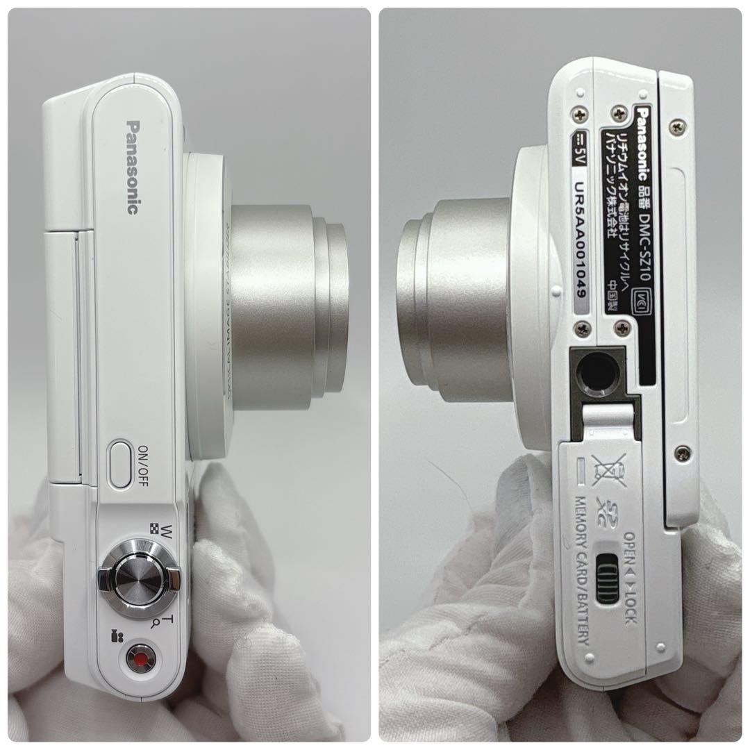 【美品】LUMIX SZ10 Panasonic デジカメ ホワイト コンデジ