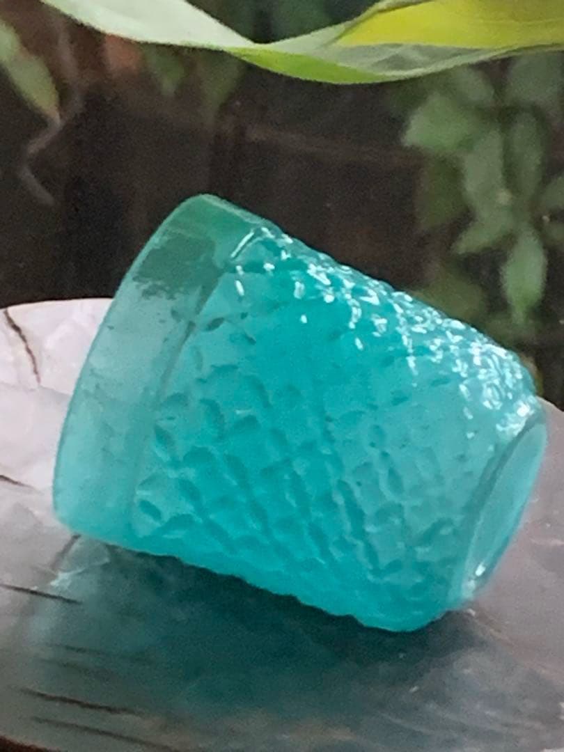 南青山ギャラリー　オコンネルズ　ターコイズ　ガラス小杯