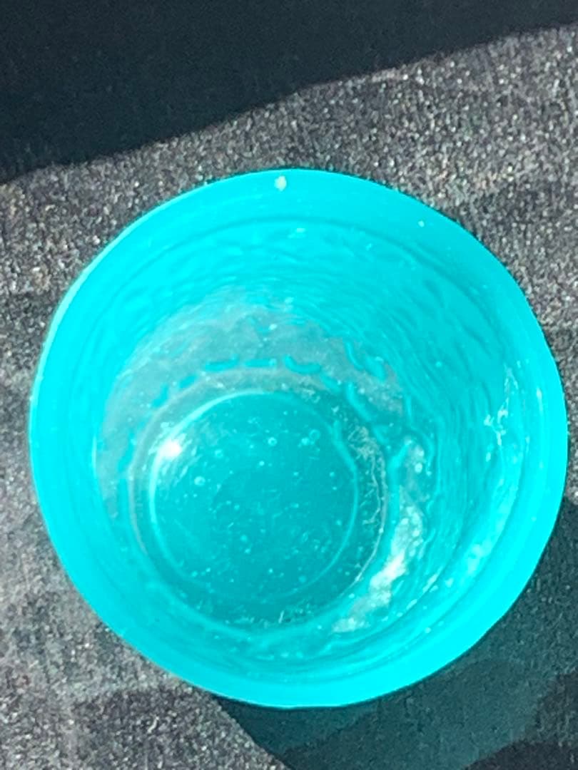 南青山ギャラリー　オコンネルズ　ターコイズ　ガラス小杯