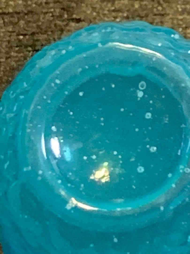 南青山ギャラリー　オコンネルズ　ターコイズ　ガラス小杯