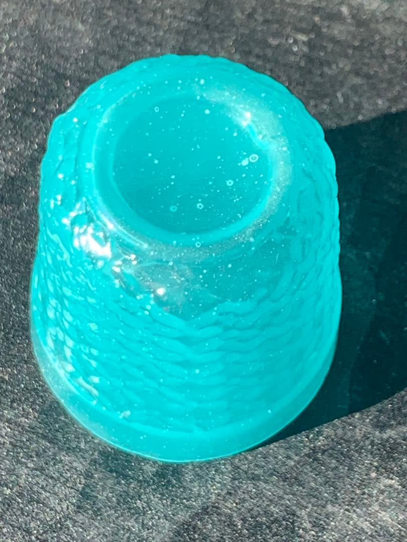 南青山ギャラリー　オコンネルズ　ターコイズ　ガラス小杯