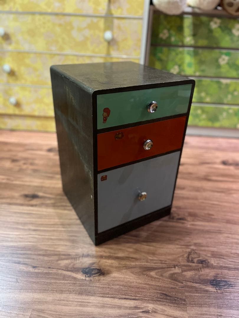 小引き出し 小物入れ 昭和レトロ レトロポップ インテリア 当時物 ビンテージ