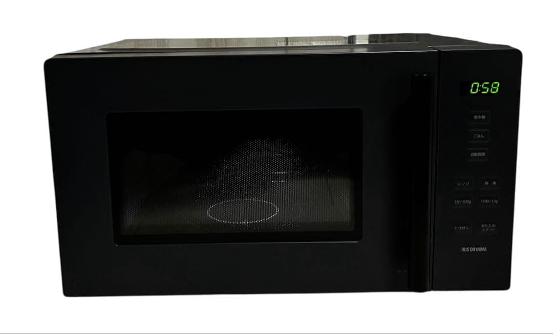 ✨美品✨アイリスオーヤマ 電子レンジ MB-F187-H 2024年製 ブラック