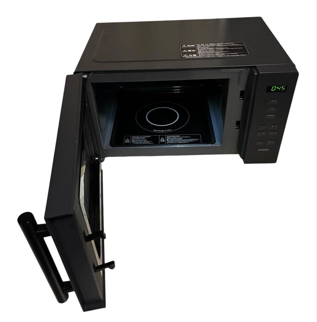 ✨美品✨アイリスオーヤマ 電子レンジ MB-F187-H 2024年製 ブラック