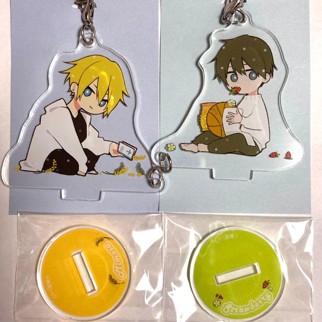 佐々木と宮野　 つながるアクリルチャーム&台座セット