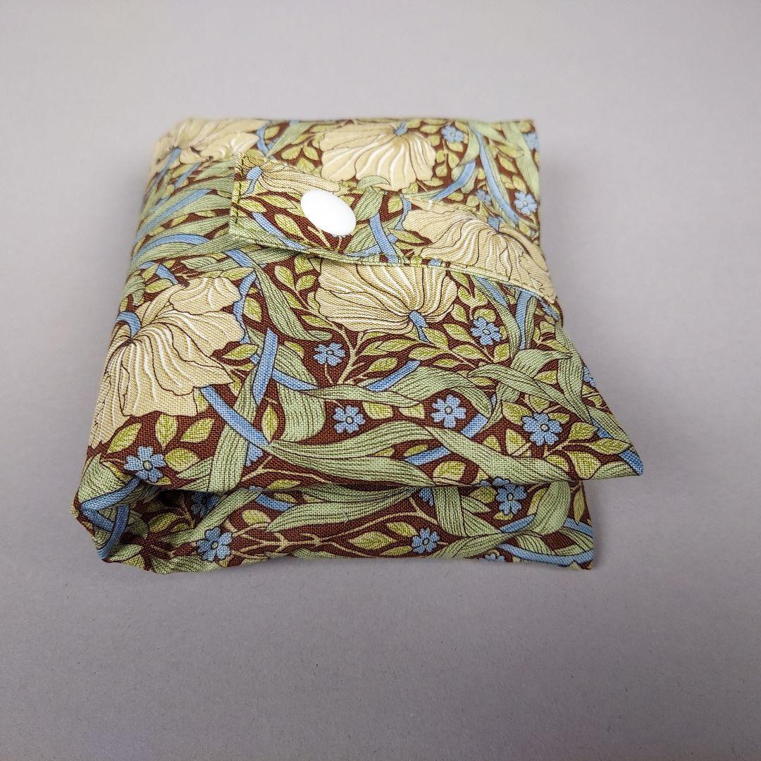 携帯用boxティッシュケース(ウィリアム・モリス＊ピンパーネル ブラウン)