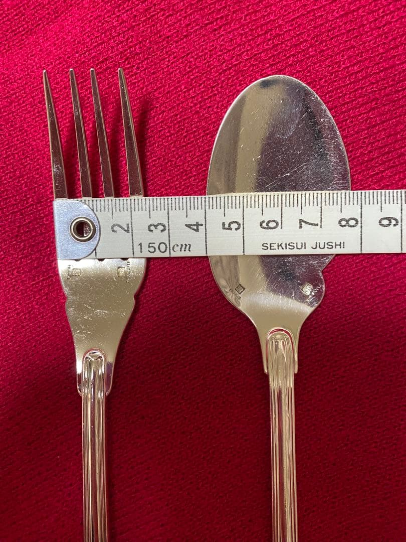 【希少レア】クリストフル シノン（フィレ） ソーススプーン＆フォーク 6セット