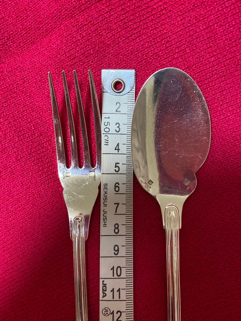 【希少レア】クリストフル シノン（フィレ） ソーススプーン＆フォーク 6セット
