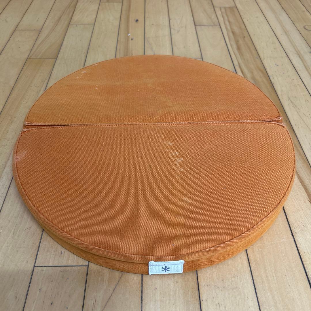 スノーピーク ラウンジクッション オリーブグリーン/オレンジ　2個セット