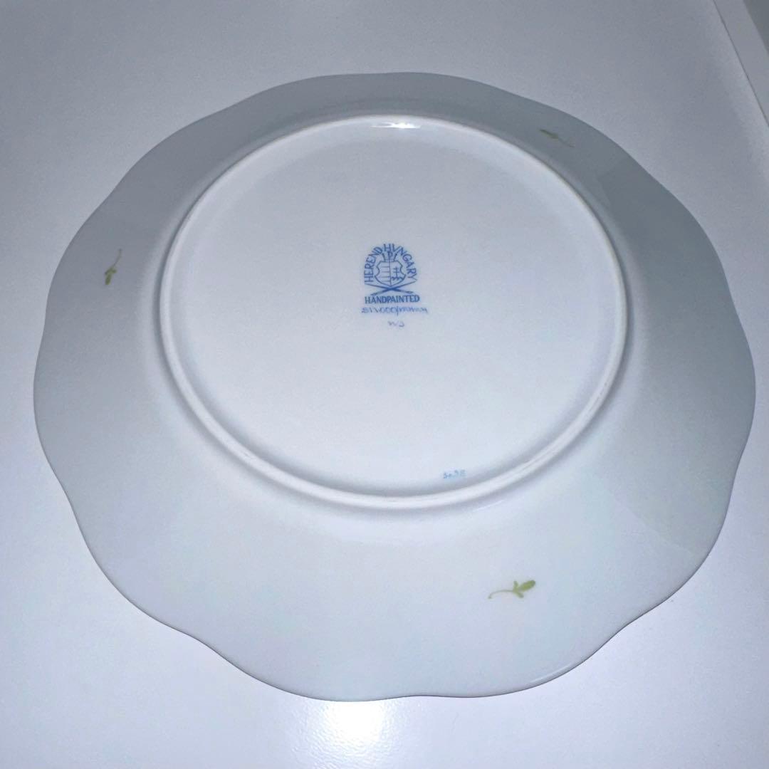 ヘレンド　ウィーンの薔薇　ピンク　プレート　19cm