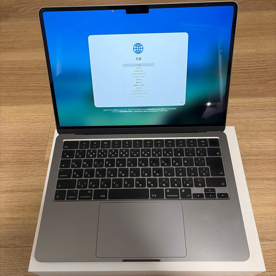 【美品】MacBook Air M3 24GB 512GB スペースグレイ