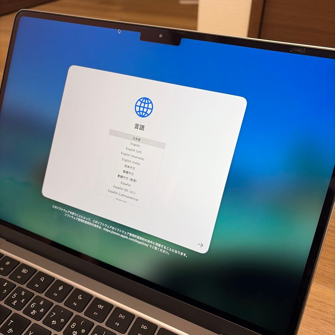 【美品】MacBook Air M3 24GB 512GB スペースグレイ