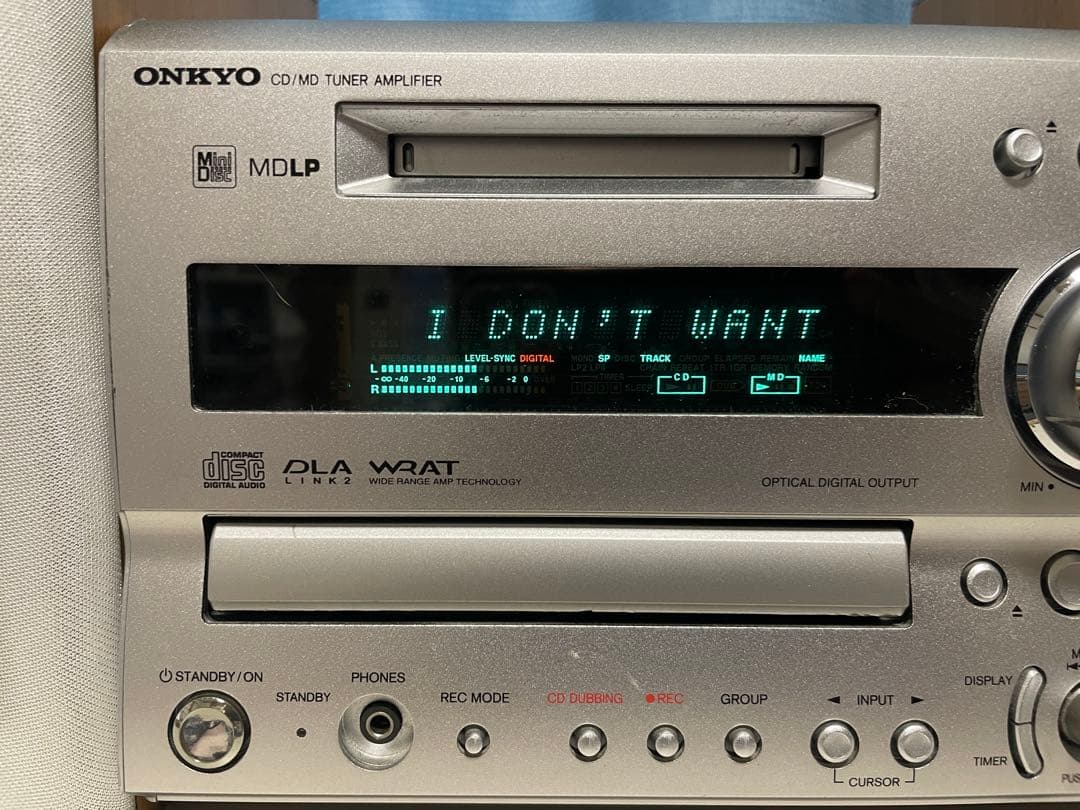 ONKYO FR-7GX MD•CDミニコンポ