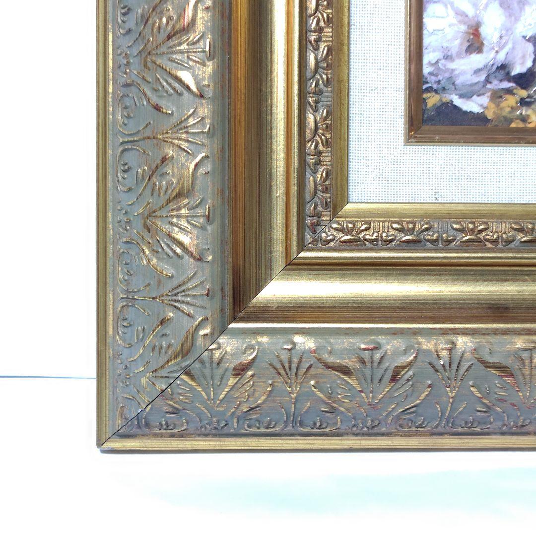 春の花 ルノアール 6号 立体複製名画 額装 油彩画風直筆仕上げ