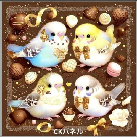 オーダー用インコちゃん パネル