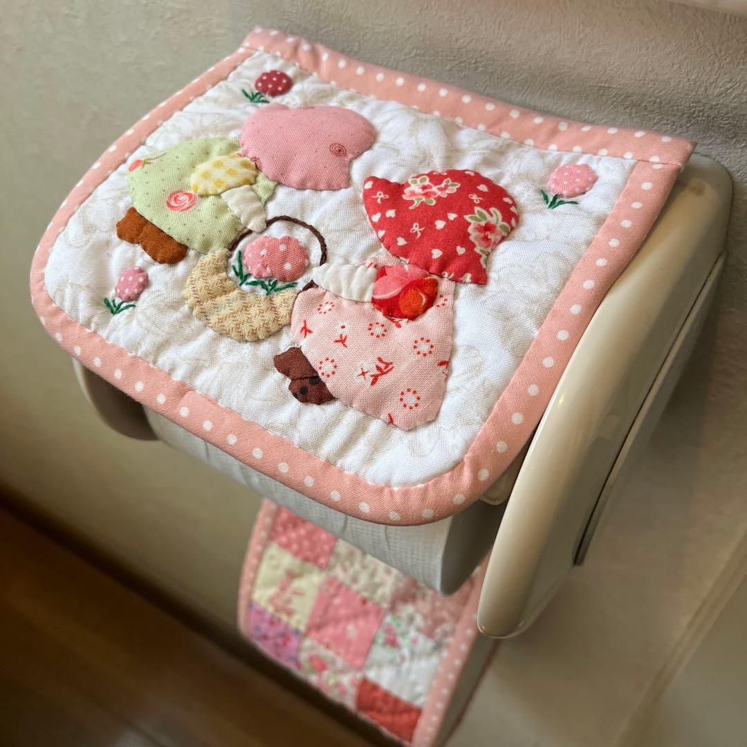 ハンドメイド☆パッチワーク☆スーちゃん☆トイレットペーパーホルダー☆