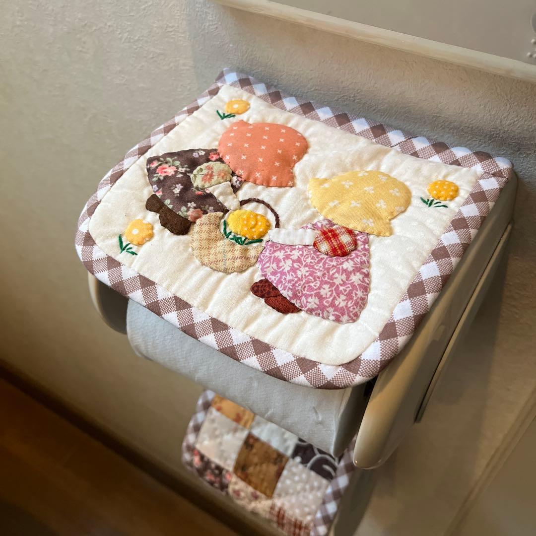 ハンドメイド☆パッチワーク☆スーちゃん☆トイレットペーパーホルダー☆