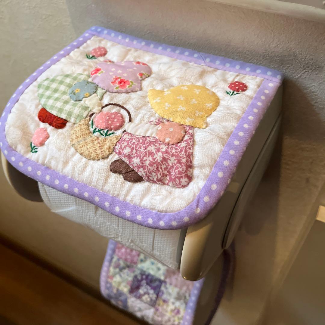 ハンドメイド☆パッチワーク☆スーちゃん☆トイレットペーパーホルダー☆