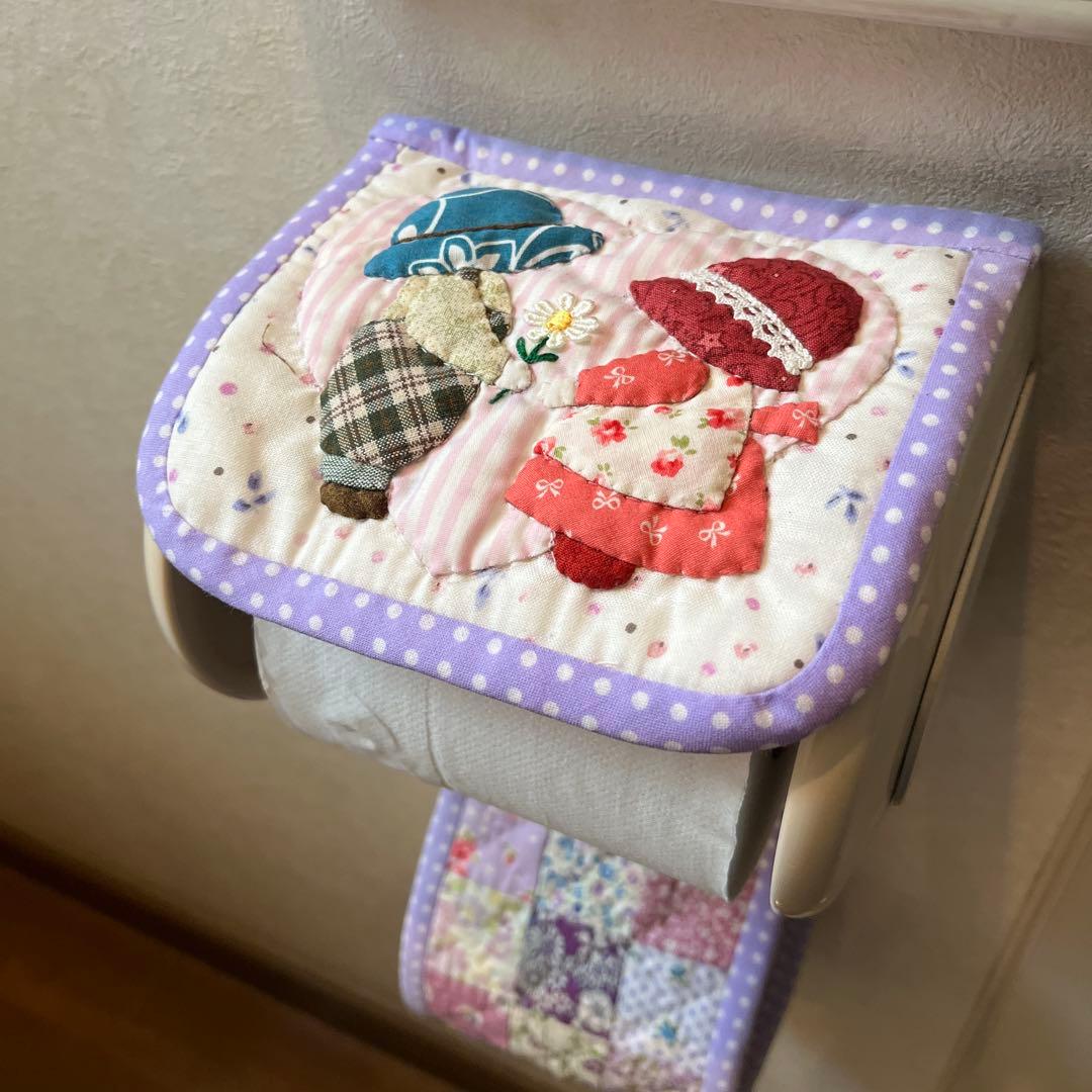 ハンドメイド☆パッチワーク☆スーちゃん☆トイレットペーパーホルダー☆