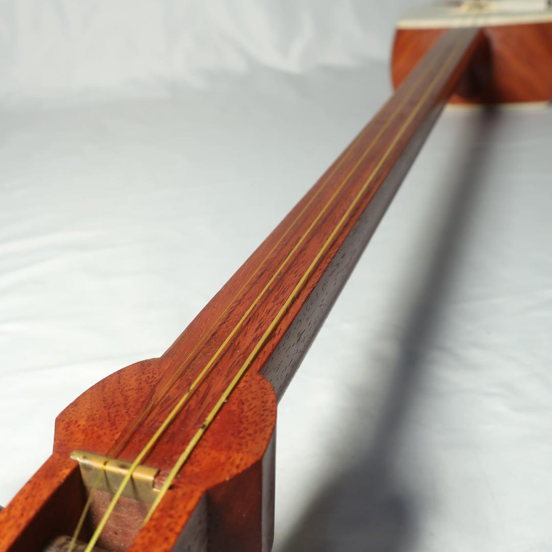 三味線 細棹 撥 ハードケース付 長唄 管理No.6