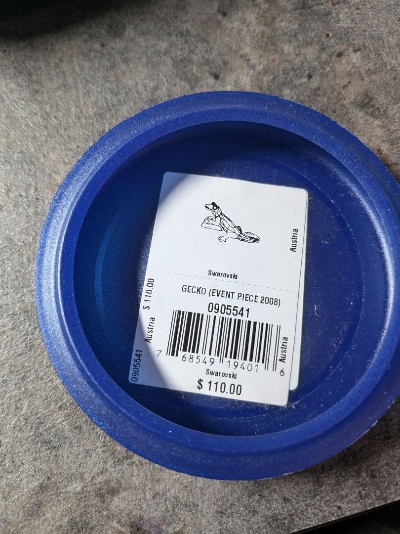 超レア　SCS限定　スワロフスキー　ゲッコー　ヤモリ　美品　箱有