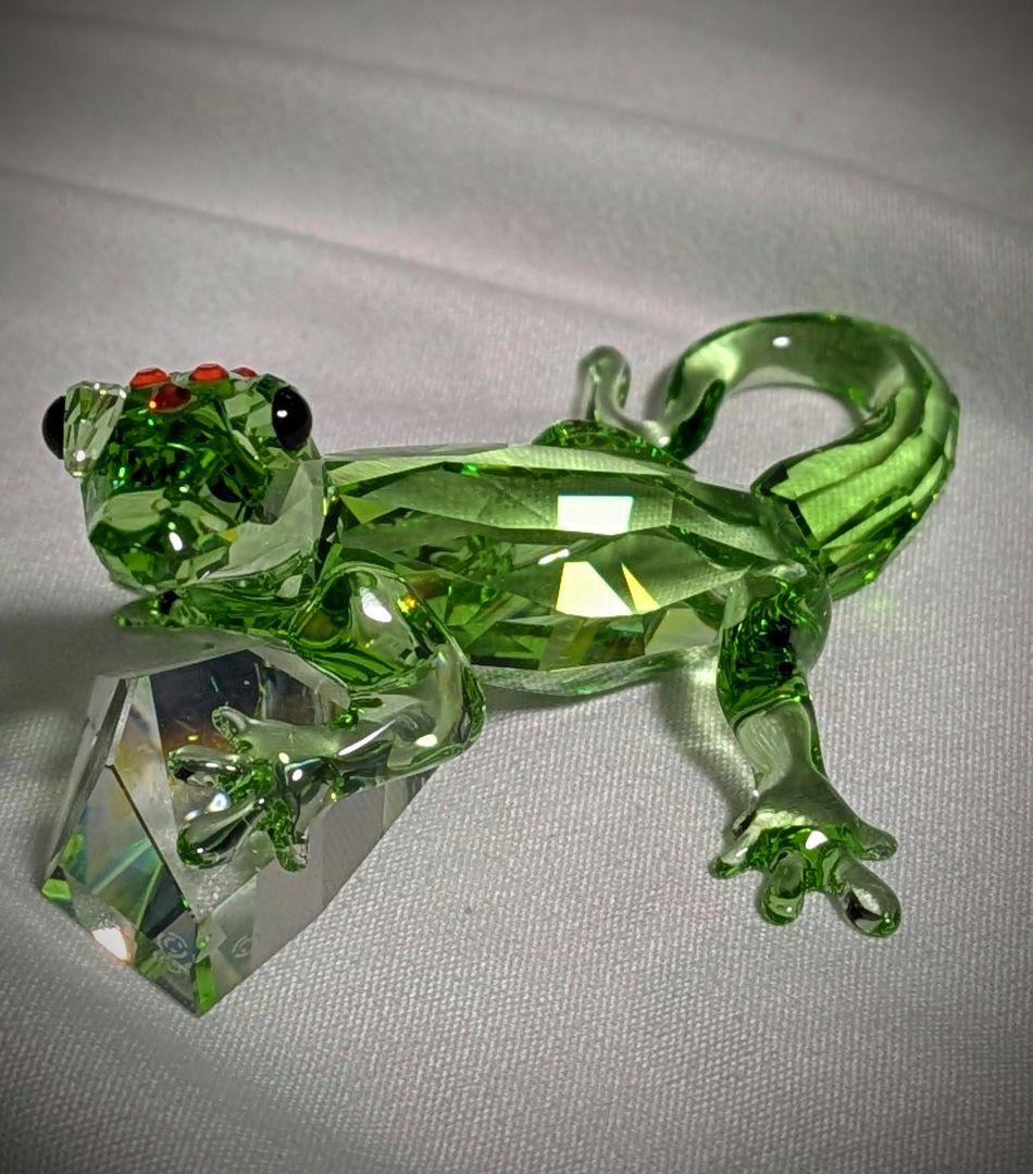 超レア　SCS限定　スワロフスキー　ゲッコー　ヤモリ　美品　箱有