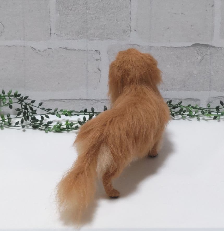 ミニチュアダックス♡レッド♡羊毛フェルト♡ハンドメイド