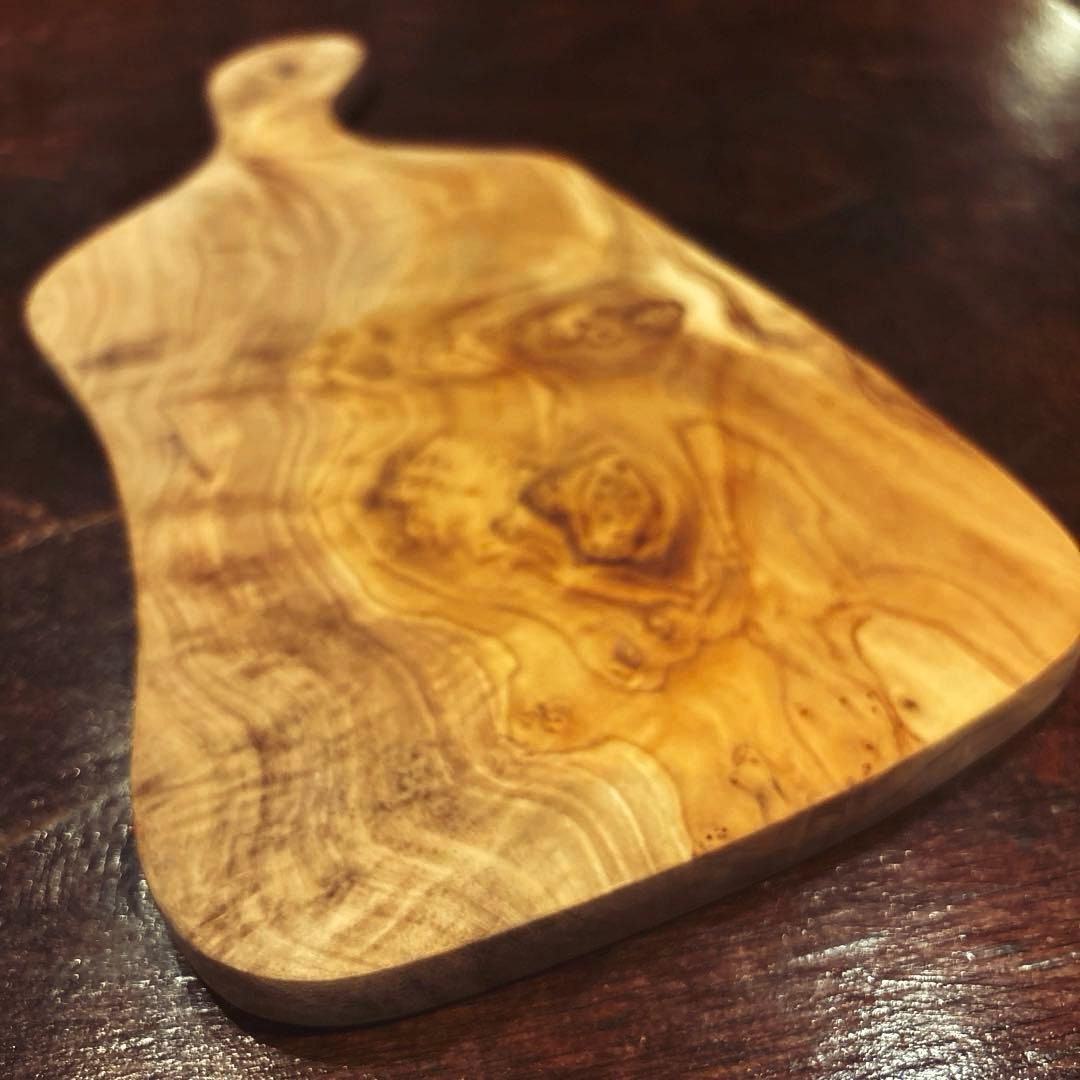 【AfricanSquare】オリーブナチュラルハンドルカッティング NO.8