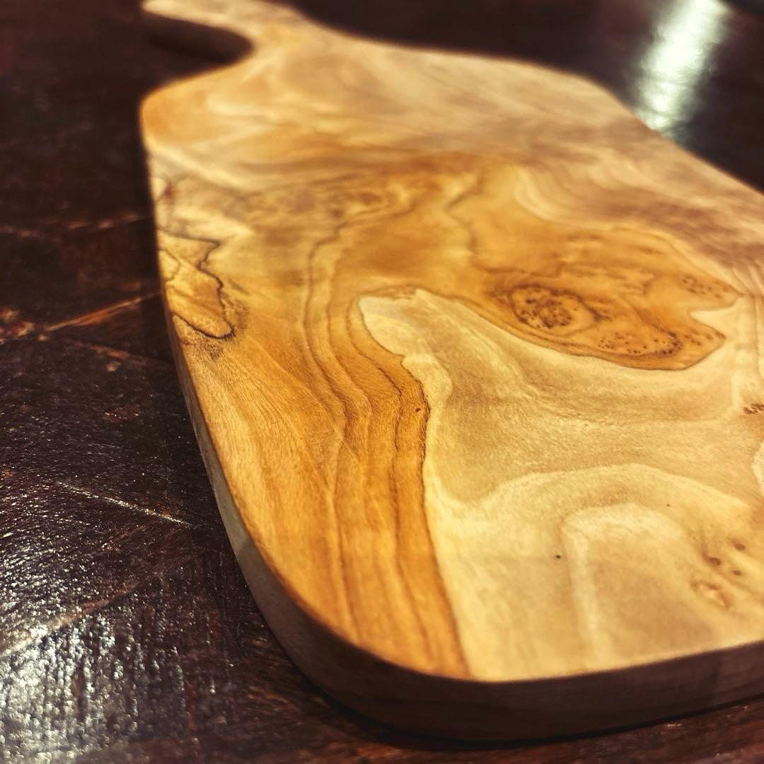 【AfricanSquare】オリーブナチュラルハンドルカッティング NO.8