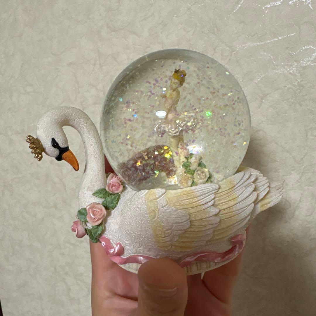 白鳥の湖　スノードーム　twinkle バレリーナ　オブジェ　希少品