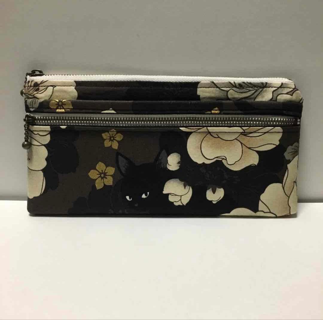 ハンドメイド　多機能長財布